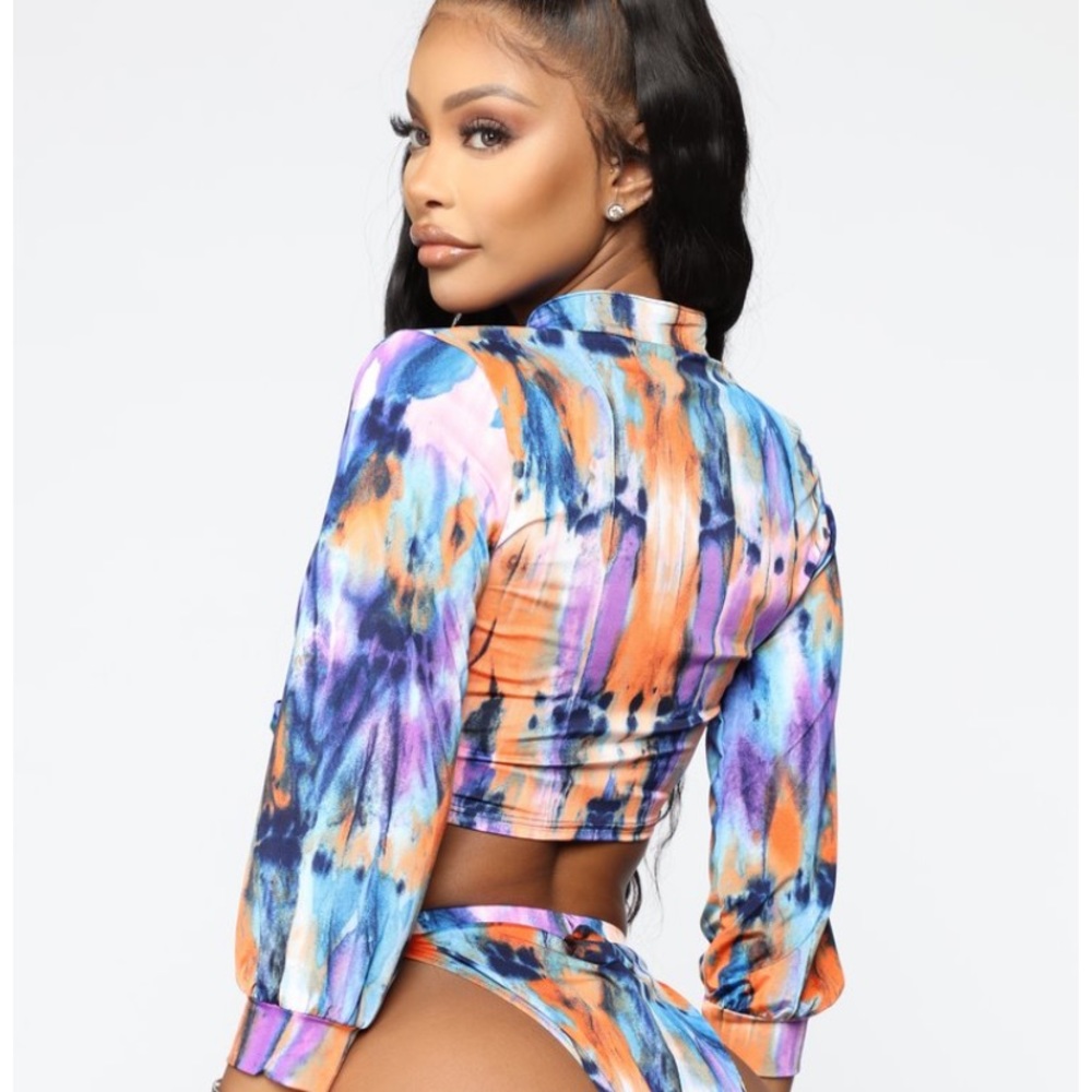 Three piece sun suit from fashion nova